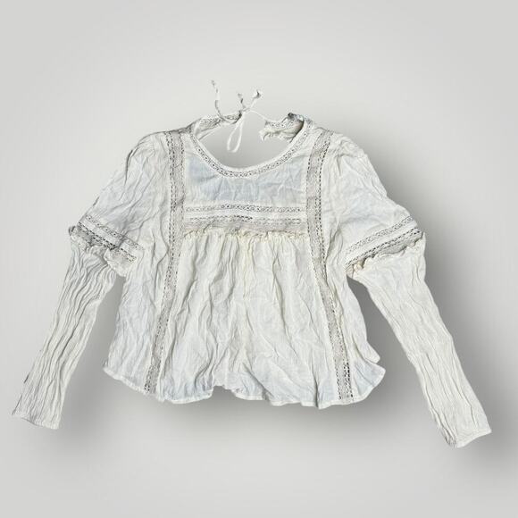 American Eagle Tops - American Eagle High Neck Boho Blouse sz SP